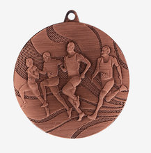 Load image into Gallery viewer, MED2350G Medal Running Gold 50mm
