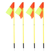 Load image into Gallery viewer, Soccer Corner Flags Collapsible 4 Piece
