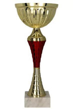 Load image into Gallery viewer, Tryumf Gold-Burgundy Metal Cup
