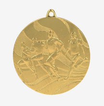 Load image into Gallery viewer, MED2350G Medal Running Gold 50mm
