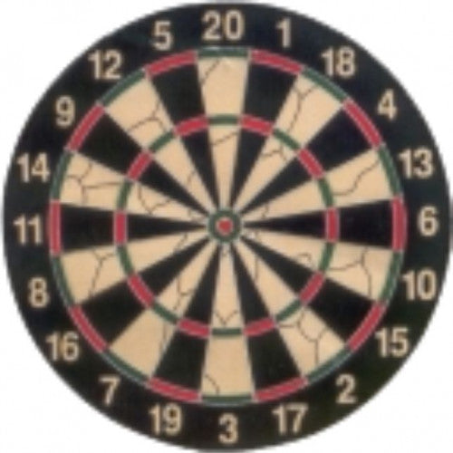 Dartboard Flocked